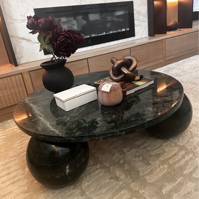 Wrought Studio™ Hizki Abstract Coffee Table & Reviews | Wayfair